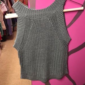 aqua knit top